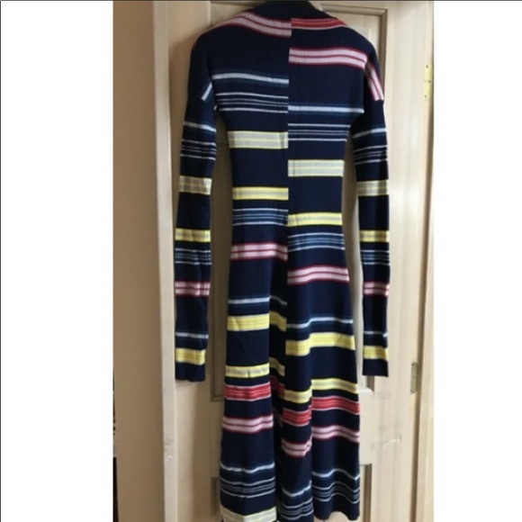 Kenzo dress knit striped dress navy - Picture 4 of 6